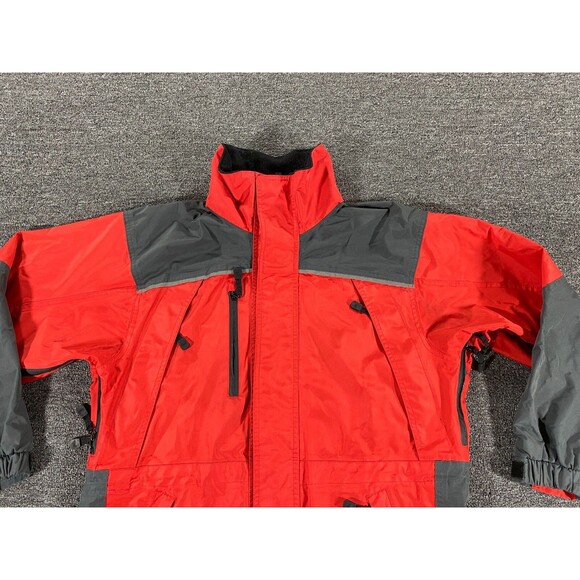 Viking Jacket Red Black Full Zip Insulated Waterproof Coat Tempest II Mens Small - Picture 2 of 11